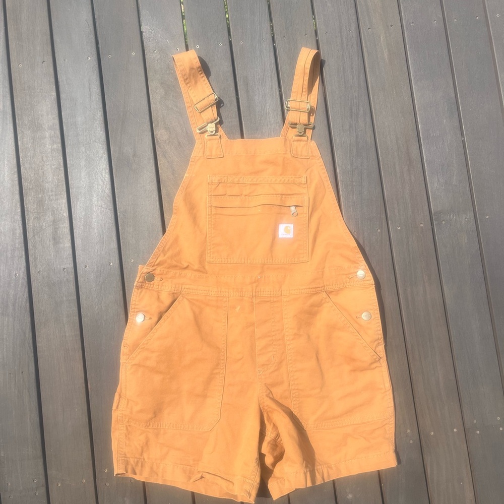 Carhartt Tan Short Overalls